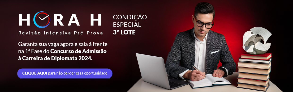 HORA H - CONDIÇÃO ESPECIAL DE 3ª LOTE!